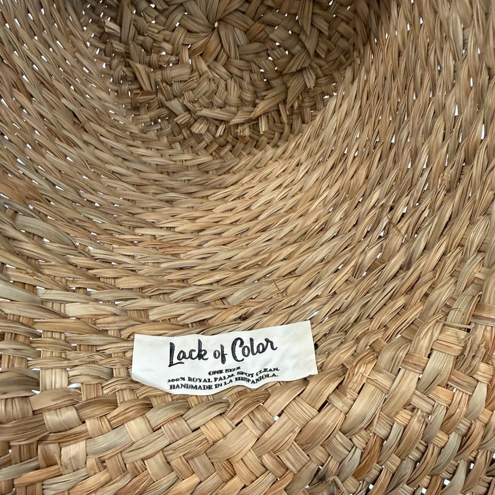 Lack Of Color Woven Straw Sun Hat one size - Picture 5 of 5